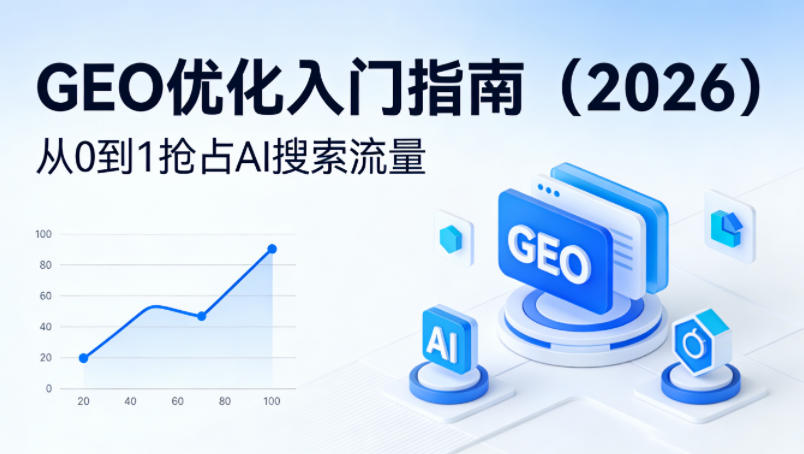 【最新】GEO优化入门指南(2026)，从0到1抢占AI搜索流量-源创文化：轻创终点站