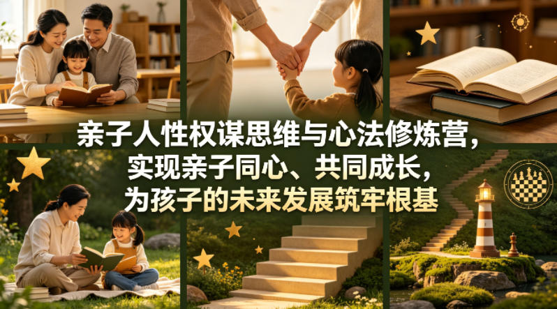 亲子人性权谋思维与心法修炼营，实现亲子同心、共同成长，为孩子的未来发展筑牢根基【音频】-源创文化：轻创终点站