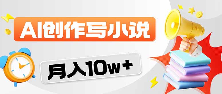 2026风口项目AI写小说 轻松实现月入10w+-源创文化：轻创终点站