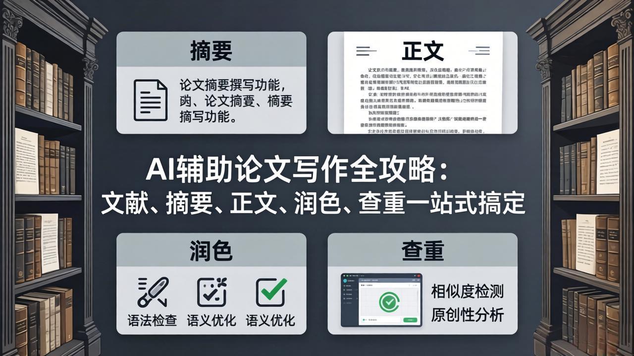 AI辅助论文写作全攻略：文献、摘要、正文、润色、查重一站式搞定-源创文化：轻创终点站
