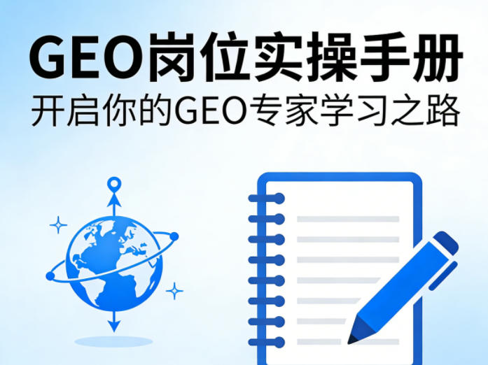 GEO岗位实操手册，开启你的GE0专家学习之路-源创文化：轻创终点站