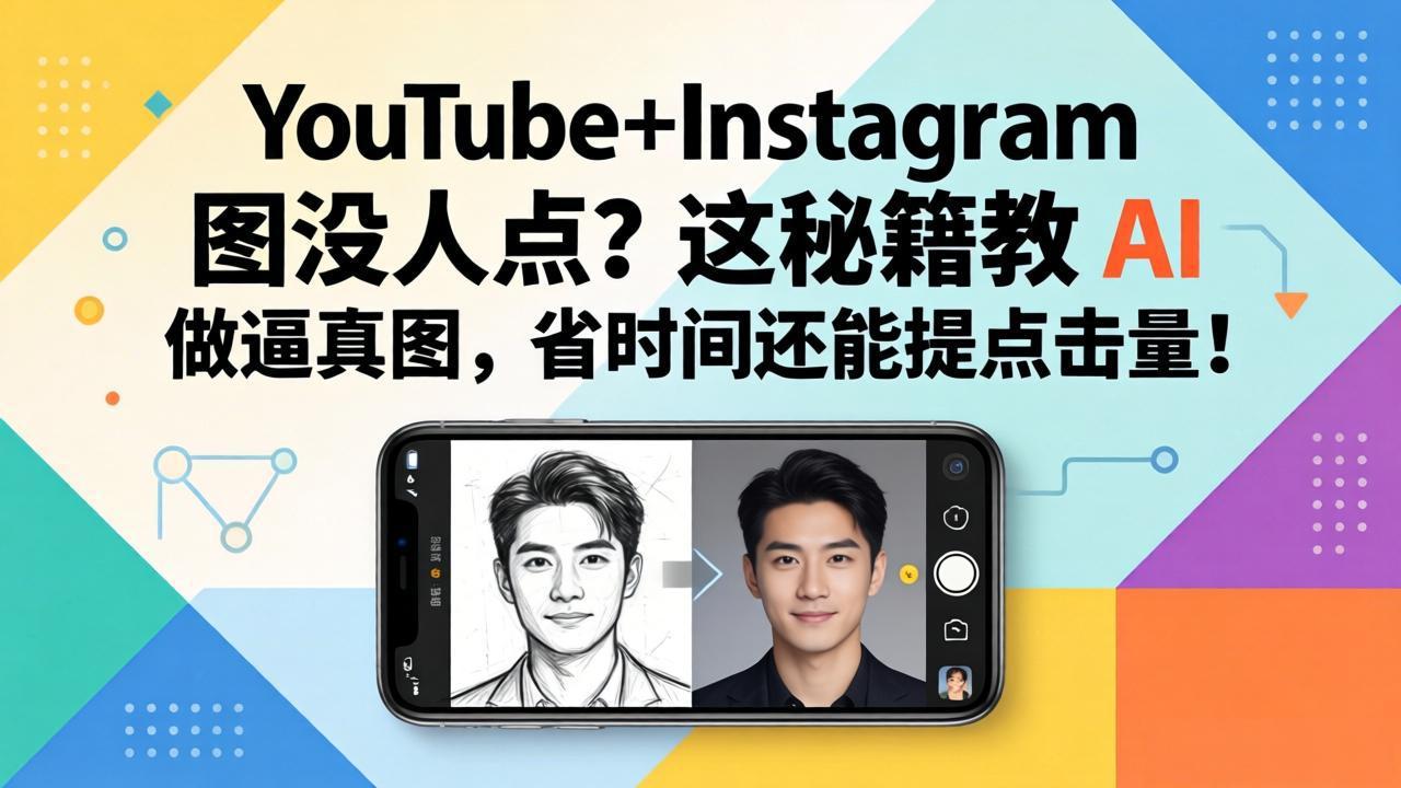 YouTube+Instagram图没人点？这秘籍教 AI 做逼真图，省时间还能提点击量-源创文化：轻创终点站