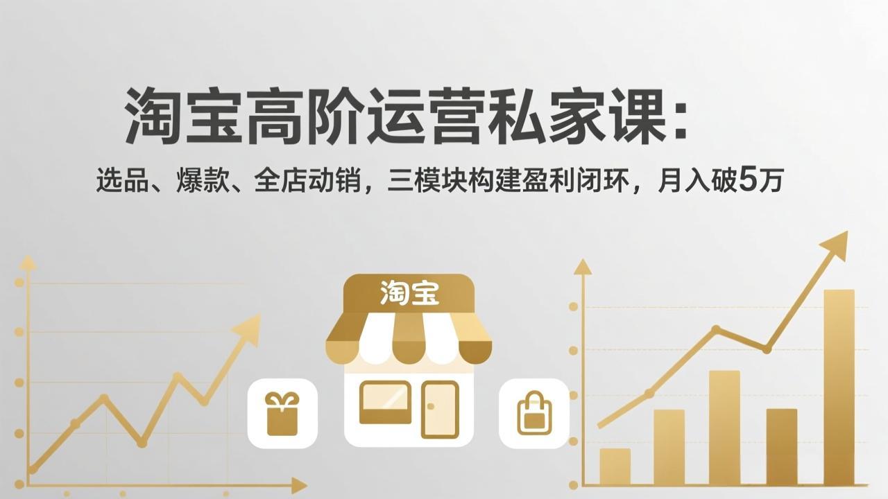 淘宝高阶运营私家课(更新26年4月18-源创文化：轻创终点站