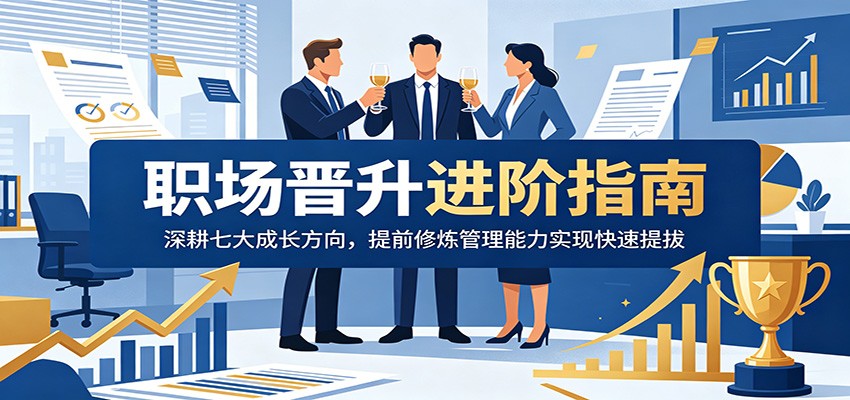 职场晋升进阶指南：深耕七大成长方向，提前修炼管理能力实现快速提拔-源创文化：轻创终点站