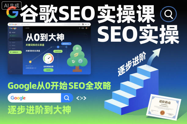 谷歌SEO实操课，Google从0开始SEO全攻略，逐步进阶到大神(更新26年)-源创文化：轻创终点站