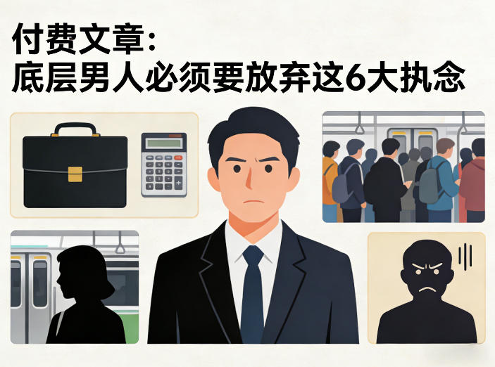 付费文章：底层男人必须要放弃这6大执念-源创文化：轻创终点站