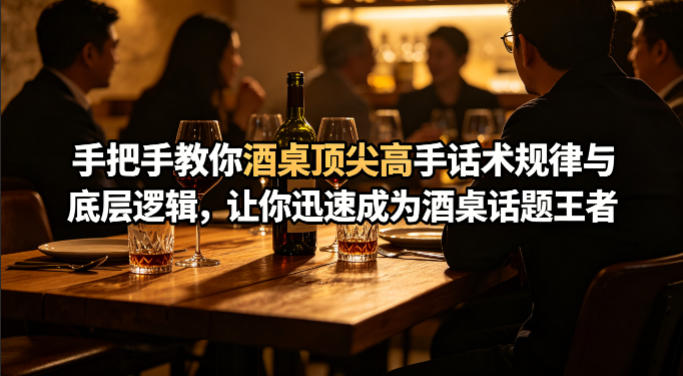 付费文章：手把手教你酒桌顶尖高手话术规律与底层逻辑，让你迅速成为酒桌话题王者(二十年全网独家经验分享)-源创文化：轻创终点站