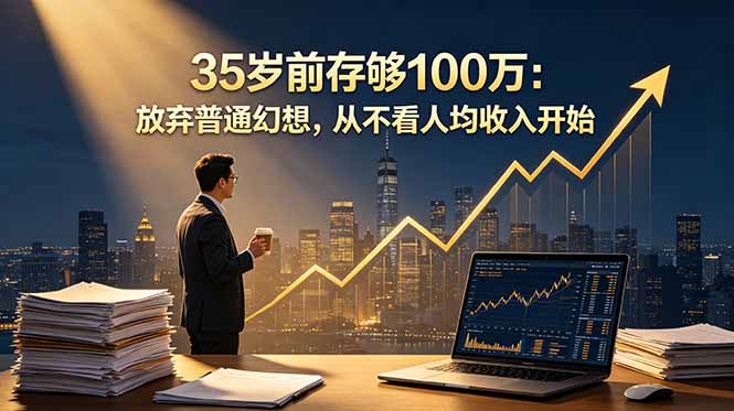 35岁前存够100万：放弃普通幻想，从不看人均收入开始-源创文化：轻创终点站