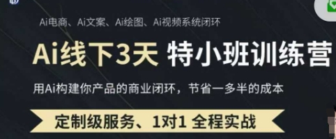 AI实操培训第20-21期线下，0基础保姆级教程，3月最新整理，企业获客、降本增效、打造超级个体-源创文化：轻创终点站